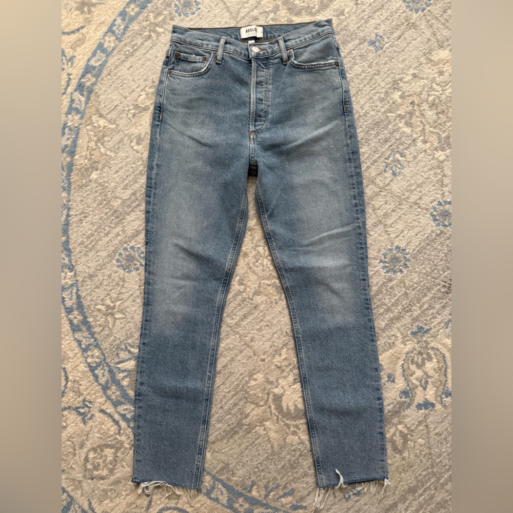 AGOLDE Nico High Rise Slim Straight Murmur - Picture 6 of 14